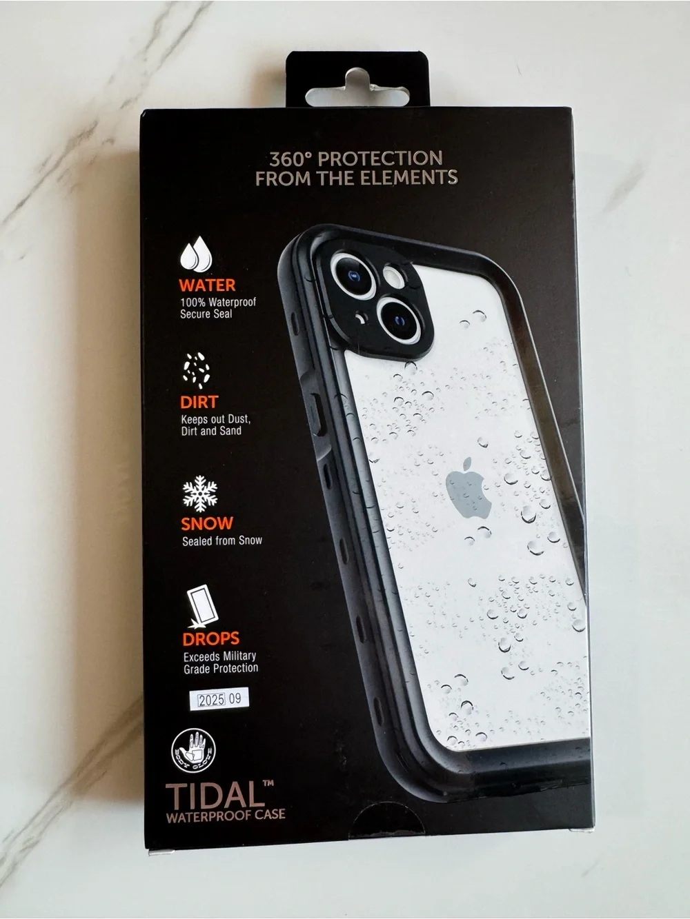 Body Glove Black Tidal Waterproof Case for iPhone 13